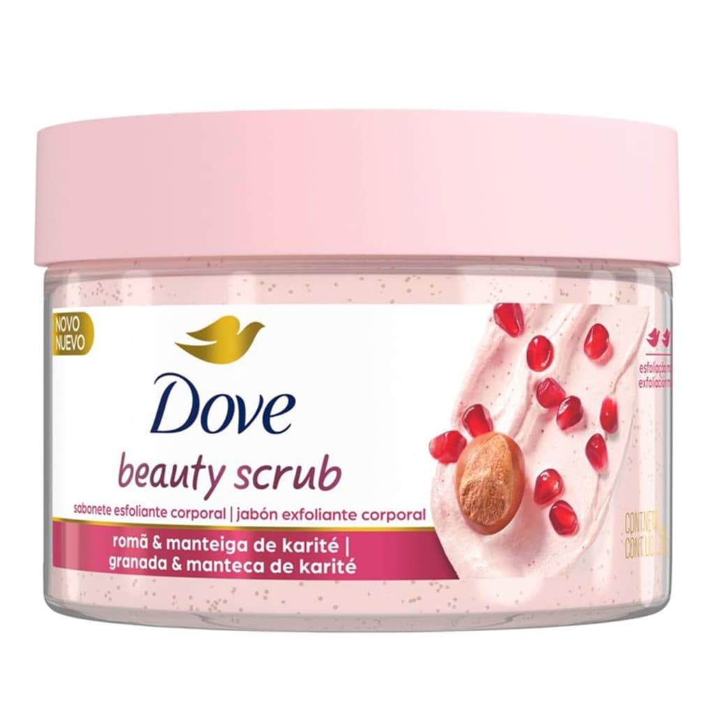 Esfoliante Corporal Dove Beauty Scrub Romã e Manteiga de Karité - 280g