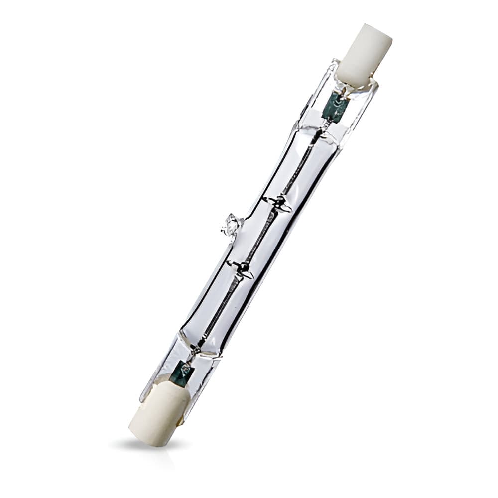 Lâmpada Halógena Palito 500w R7s 2800k Luz Amarela