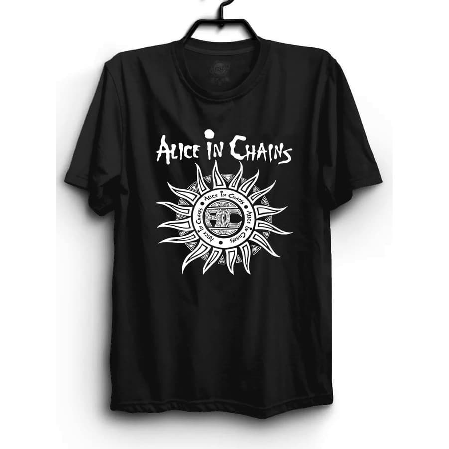 Camiseta Banda Grunge Rock Alice in chains - 49 - 100% algodão