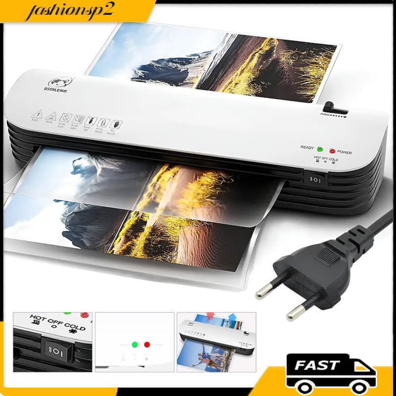 A4 A5 A6  Máquina Laminação Fotos Plastificadora e Quente e Frio 220v Maquina Plastificar Documento