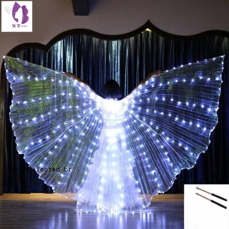 Asas de Borboleta LED para Dança do Ventre, Acessório de Dança para Adultos OYGV 123 5142 VS2Y