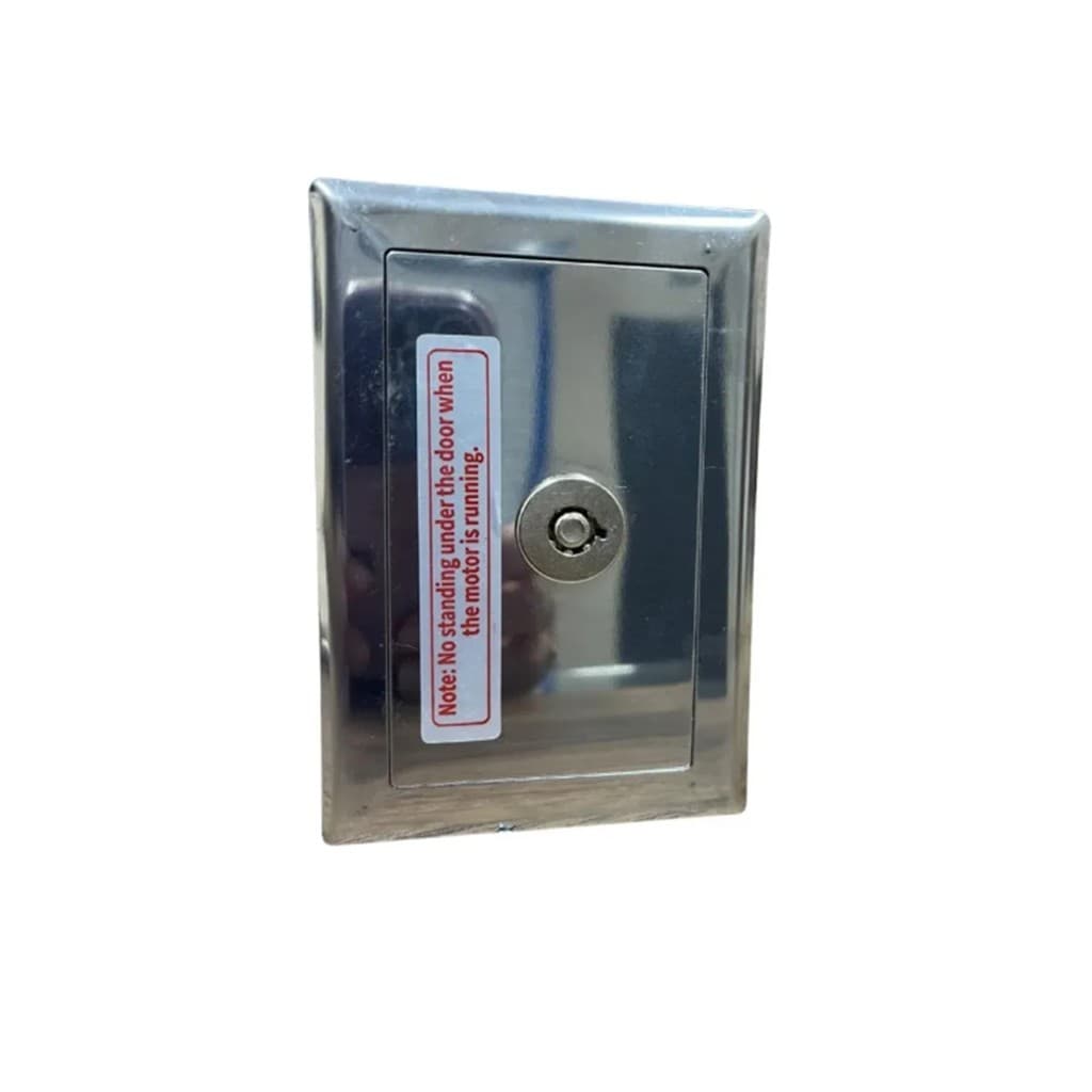 Caixa De Botoeira Em Inox P/ Porta De Enrolar Automática