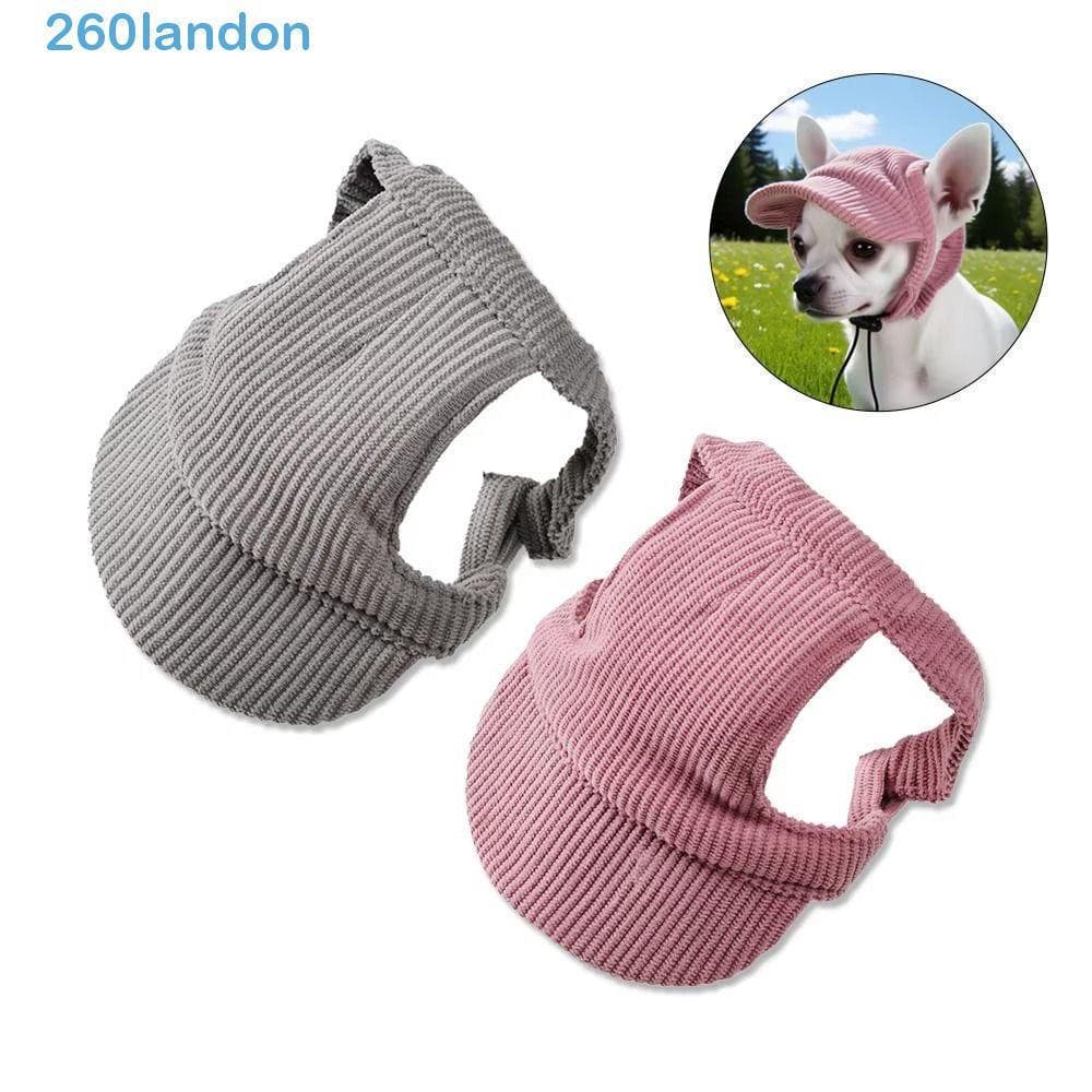 Boné De Beisebol Para Cães LANDON , Chapéus De Sol Ajustáveis Respiráveis Animais De Estimação , Com Furos As Orelhas ,