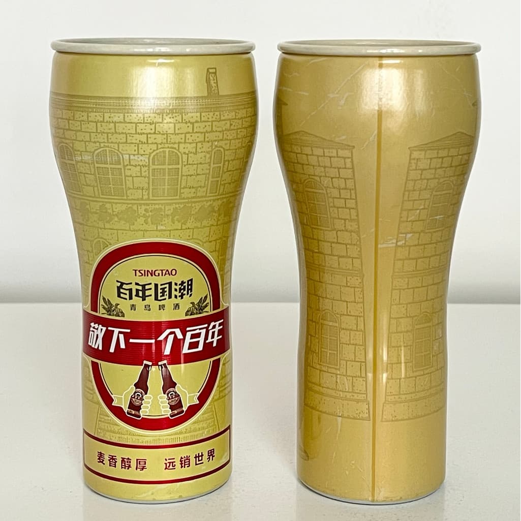 Century nacional na moda Qingdao caneca de cerveja de aço inoxidável caneca de palha caneca de café de água acamp