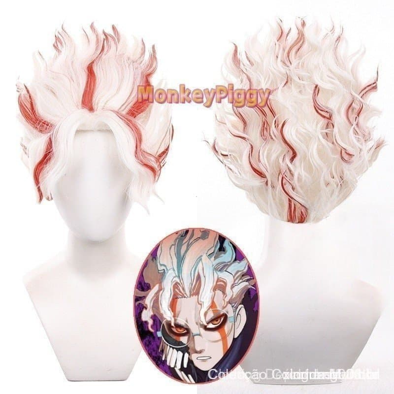 Peruca de Cosplay OKARUN Anime DANDADAN Ken Takakura para Festa e RPG B6P9 2MGH QQGW MOXM 3TIS