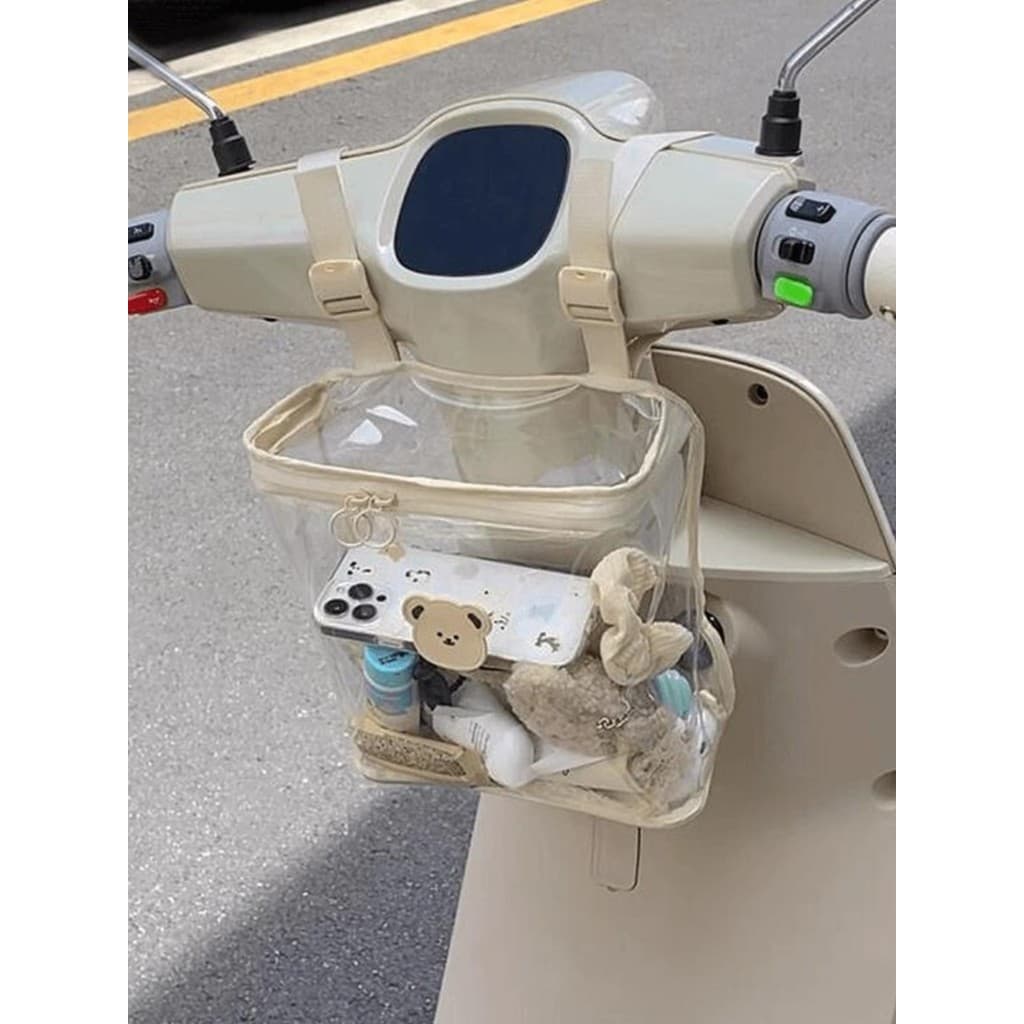 Saco de veículo elétrico bolso de armazenamento frontal à prova dwaterproof água motocicleta bicicleta quatro estações a