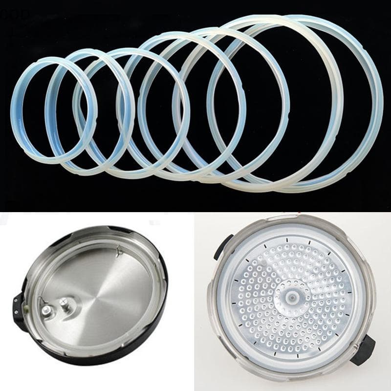 [alc] 18/20/22/24cm Junta De Borracha De Silicone Tampa Do Fogão Anel De Vedação Substituição Da Panela De Pressão Elétr