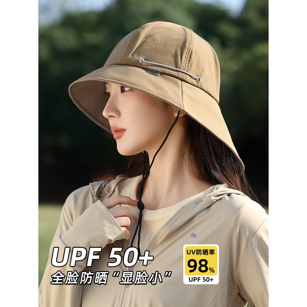 bone feminino boné feminino Chapéu balde de verão feminino aba grande chapéu de sol ciclismo chapéu de sol Anti-ultravi