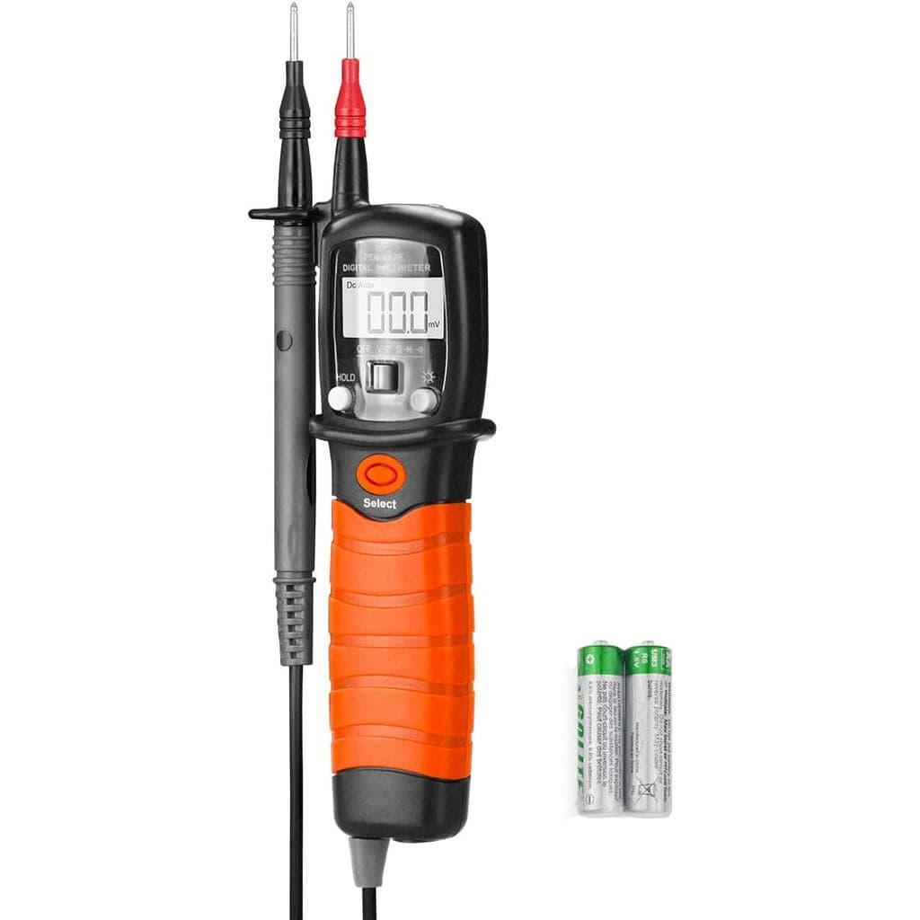 Multímetro Digital BTMETER em Forma de Caneta, Medidor de Tensão AC DC 600V, Medidor de Resistência 60M Ohm, com Tela Re