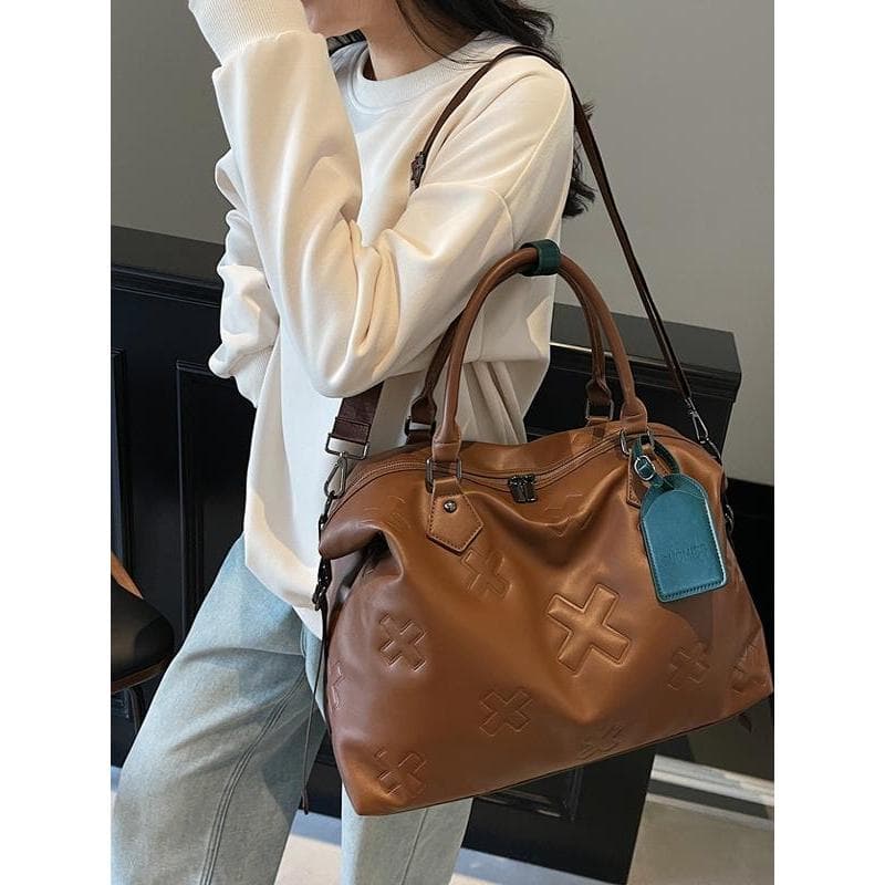 Bolsa de viagem de curta distância feminina, grande capacidade, leve, esportiva, academia, 2026, novo estilo, bolsa de b