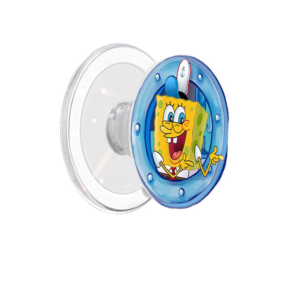 magsafe popsocket griptok magsafe Adequado para suporte magnético MagSafe desenho animado fofo Airbag celular anel magné