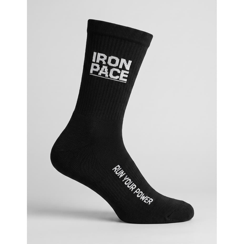 Meia de Corrida Cano Alto Poliamida Iron Pace – Preta Run Your Power