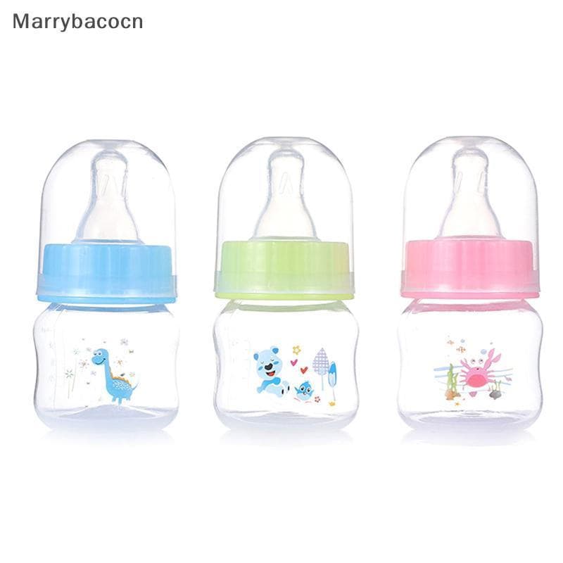 [MAR] 50ML Bebê Recém-Nascido Mini Mamadeira Portátil Sem BPA Seguro Infantil Enfermagem Alimentador Para Cuidados Com O