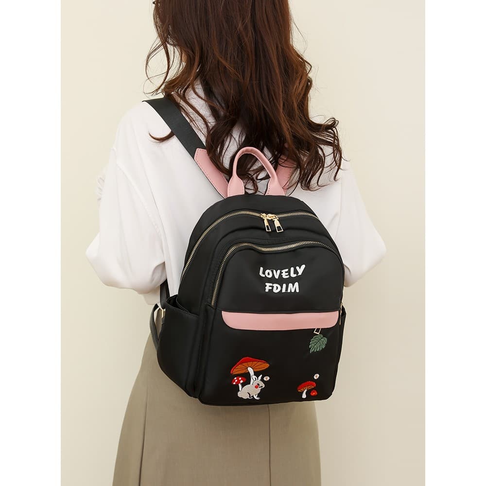 Mochila feminina mochila 2023 novo estilo versão coreana na moda All-Match Oxford pano mochila senhoras viagem pequeno s