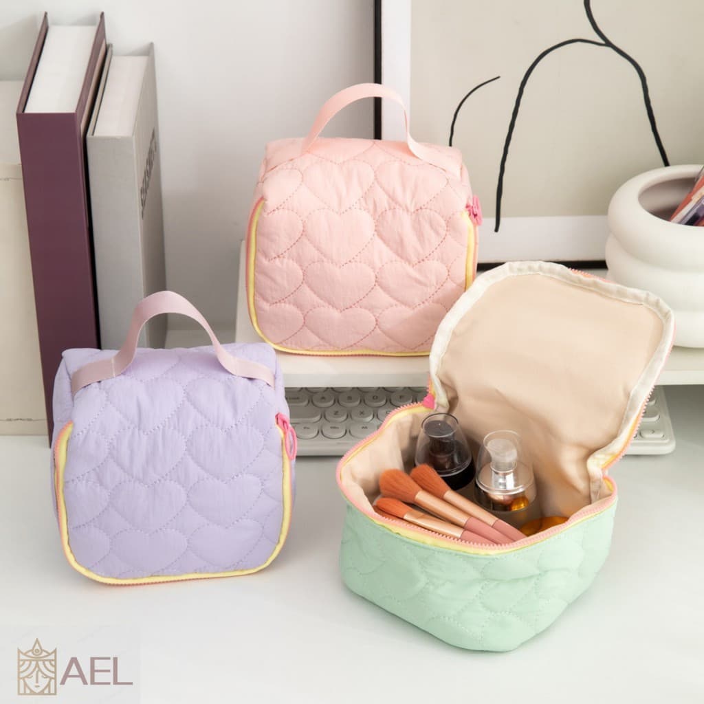Bolsa Cosmética Impermeável Estilo Coreano , Organizador Portátil De Higiene Pessoal Para Viagem Mulheres MATR