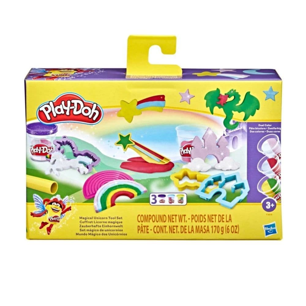 Play Doh Unicornio Magico Colorido Massinha Educativa 6 Cores