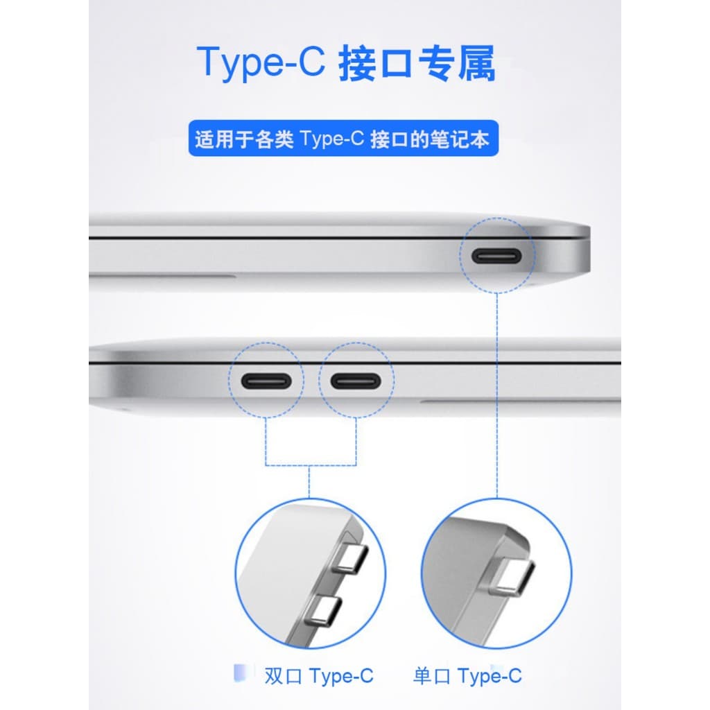 Estação de acoplamento tipo c adequada para macbookpro docking station Apple conversor de computador adaptador usb relâm