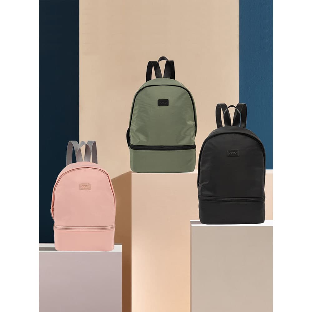 GOX lancheira saco de isolamento à prova dwaterproof água folha alumínio cor sólida mochila feminino almoço saco de arma