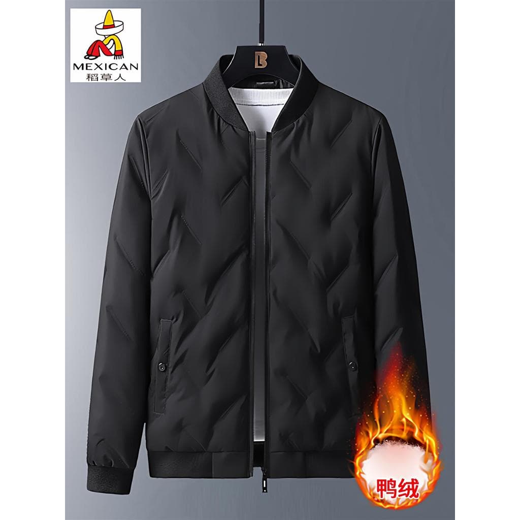 Espantalho para baixo jaqueta lazer esportes Fitness engrossado jaqueta quente outono inverno gola jaqueta uniforme de b