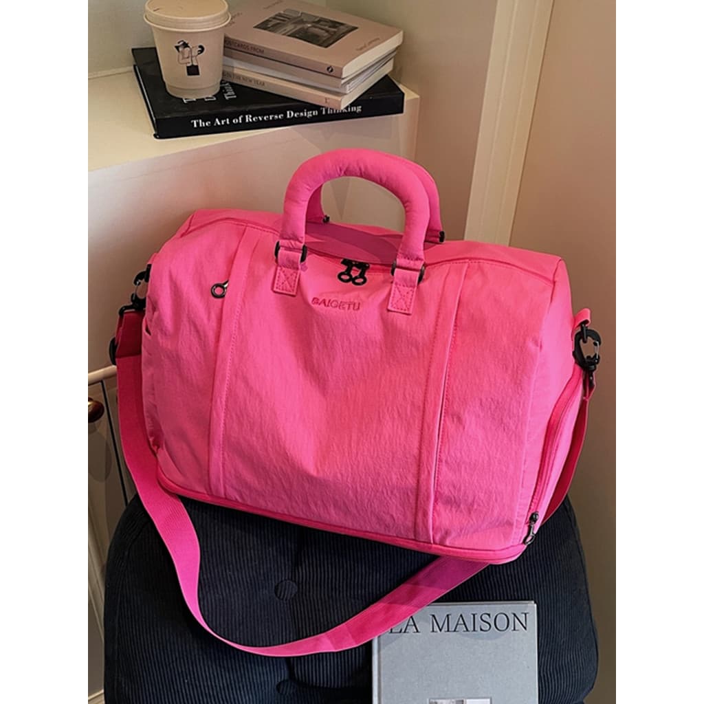 Bolsa de viagem de grande capacidade feminina 2026 novo estilo bolsa de viagem de negócios bolsa mensageiro leve bolsa d