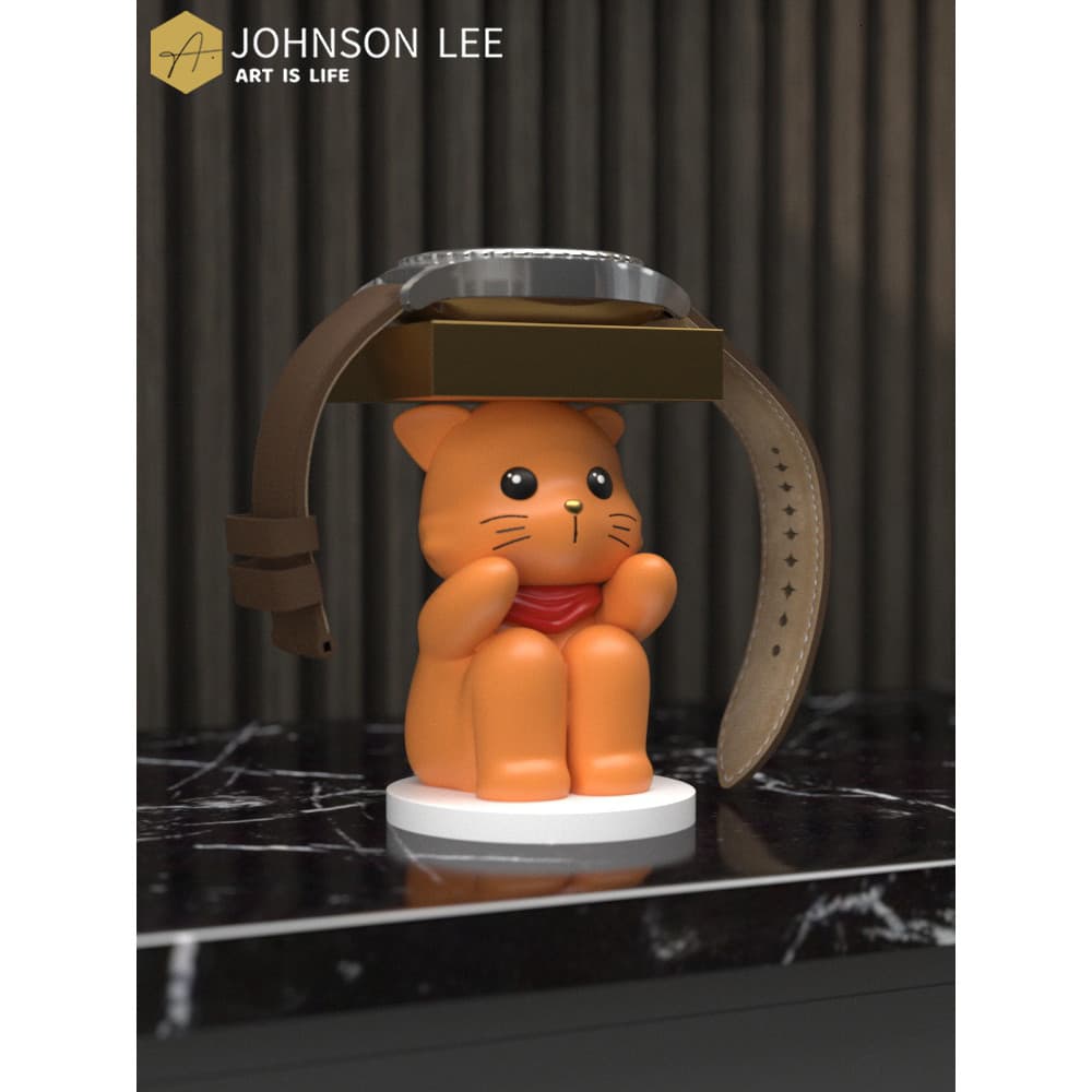 Adequado para Huawei Kung Fu Lucky Cat relógio carregador suporte GT4 Base de carregamento prateleira Rack armazenamento