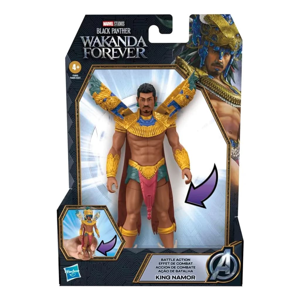 Boneco De Ação Marvel Panther Wakanda Forever King Namor
