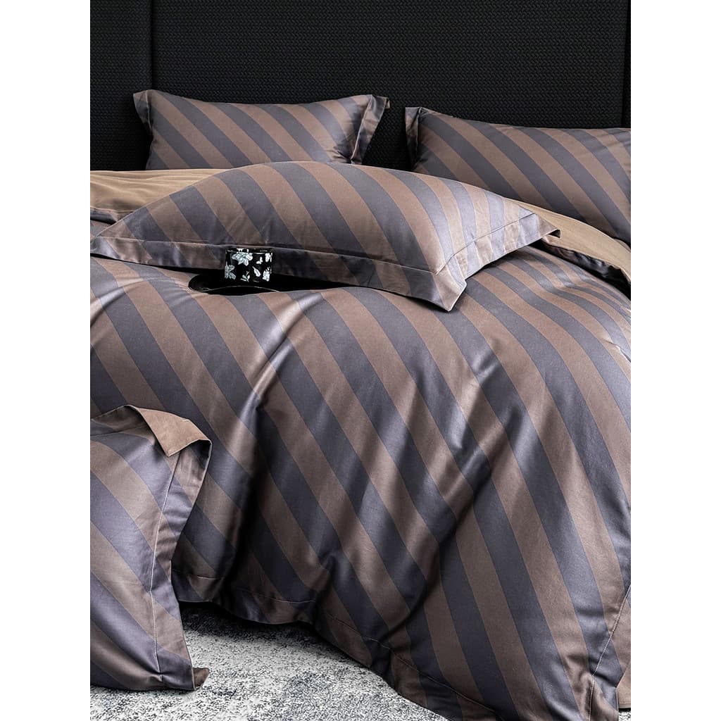 High-end classe A algodão de fibra longa impresso conjunto de quatro peças cama principal Retro 100 algodão puro colcha