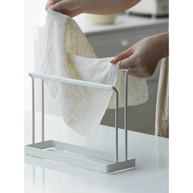 Estilo coreano largo 30cm cozinha pano dreno rack peitoril da janela Ultra-estreito pendurado prato pano toalha esponja