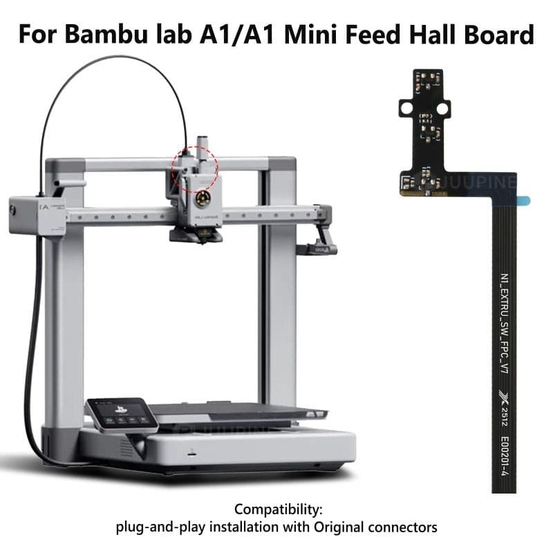 cabo flat sensor de filamento bambú lab a1/a1 mini sensor hall