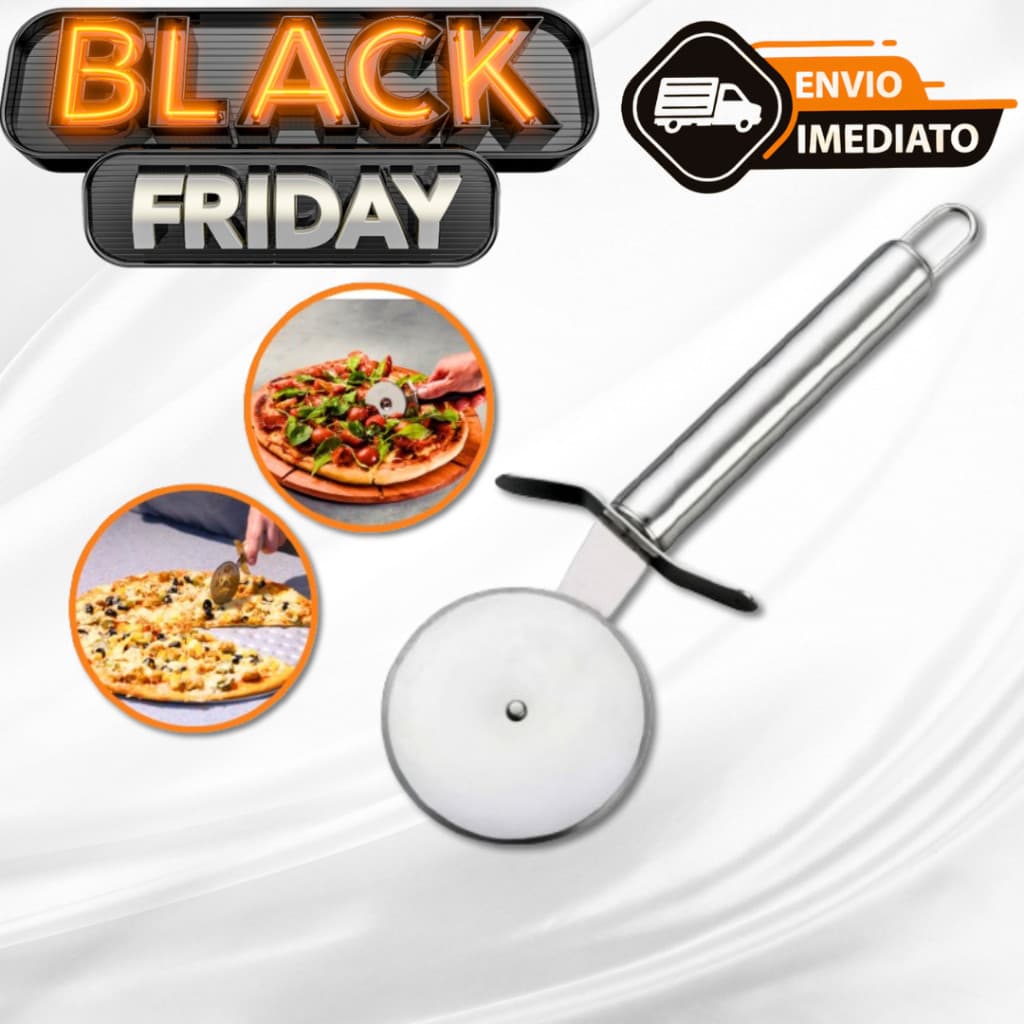 Cortador Carretilha de Pizza Pastel Massas Inox Original