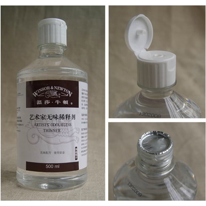 Winsor Newton 500ml Pintura a óleo Médio Artista Limpeza Tinta a óleo líquida Inodora Terebintina