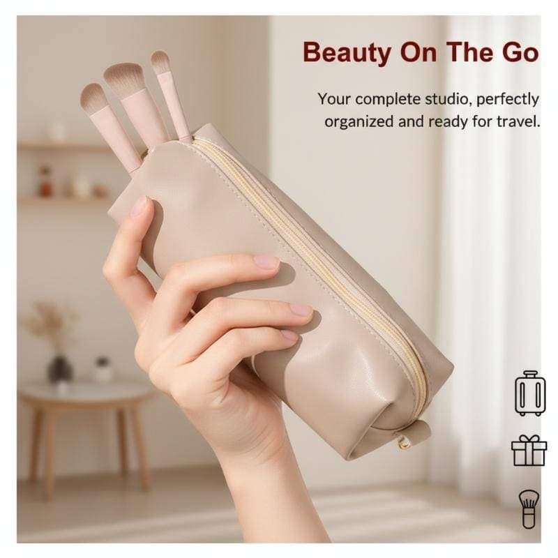 Beautyus Conjunto De Pincéis De Maquiagem Para Iniciantes , 7-13 Peças , Pincel De Base , Corretivo , Sombra Cosmética ,