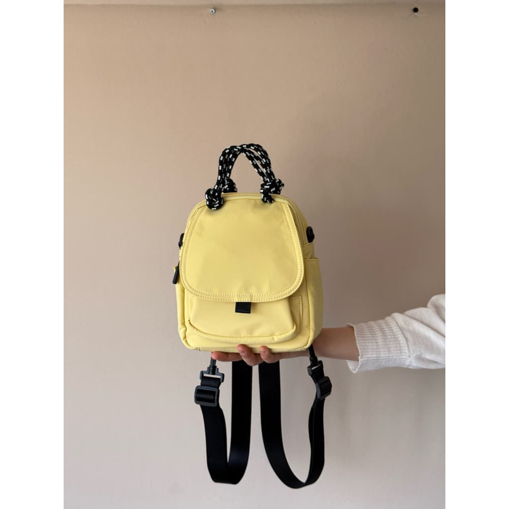 Sanduíche Multi-bolso mini pequena mochila portátil pequeno saco de um ombro Cross-corpo saco de pano de náilon pequena