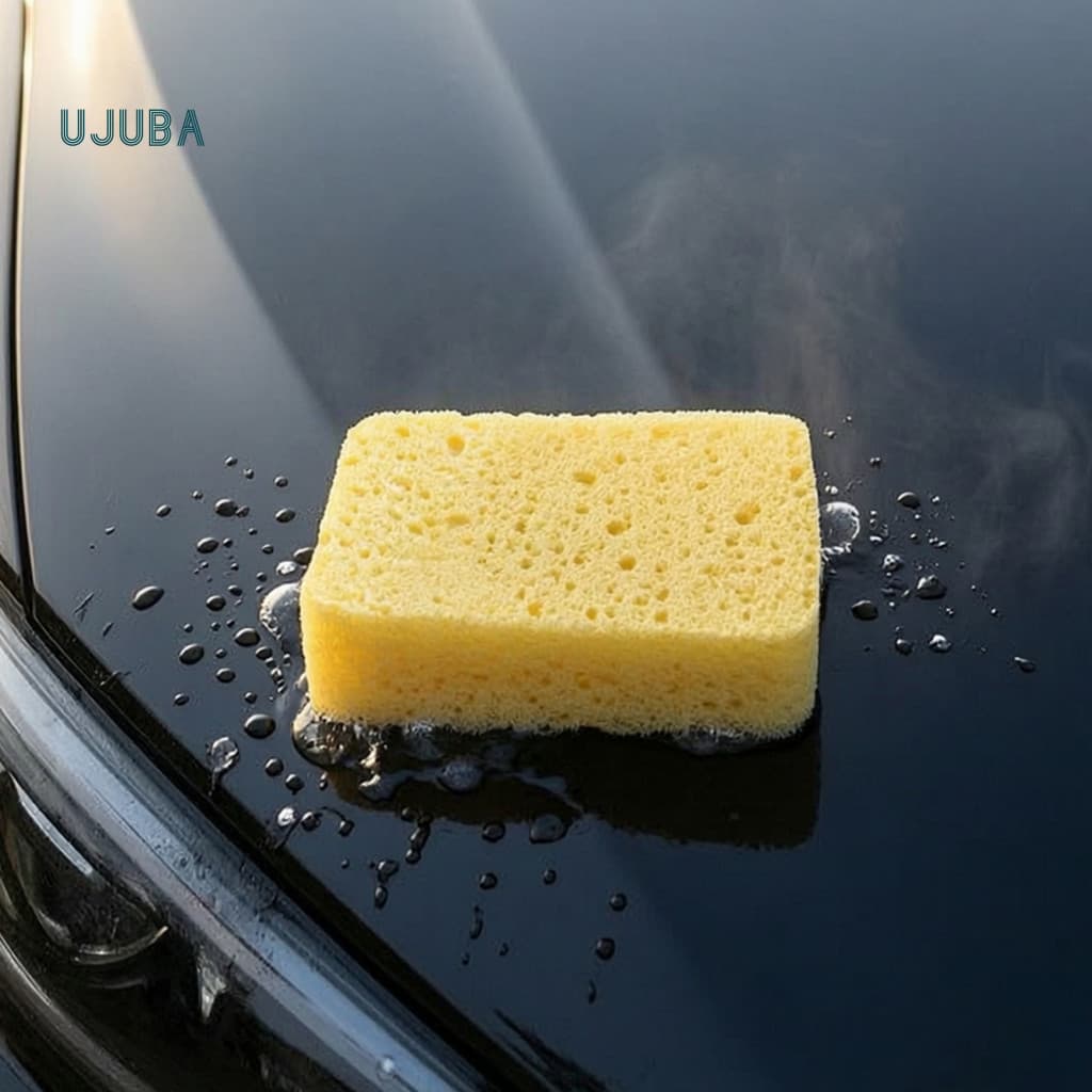 Esponjas De Limpeza Retangulares Grandes UJ.B , Purificador De Espuma Comprimida Para Detalhamento De Carros Rica E Uso