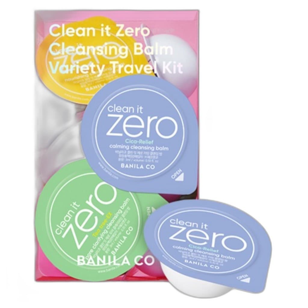 [banilaco] Clean It Zero Cleansing Balm Variety Kit De Viagem , 48ml , 16pcs/Bálsamo De Limpeza Coreano Da boras royal