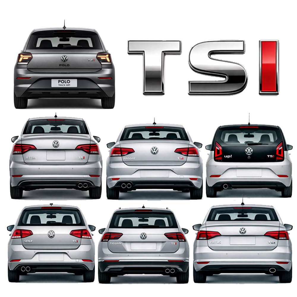 Emblema Tsi Polo Jetta Gol Golf Tiguan Passat Up Virtus Modelo Original 09699