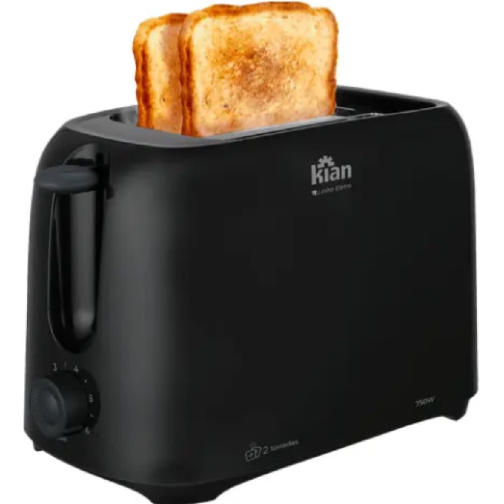 Torradeira Elétrica Tostador De 2 Pães De Forma 750w