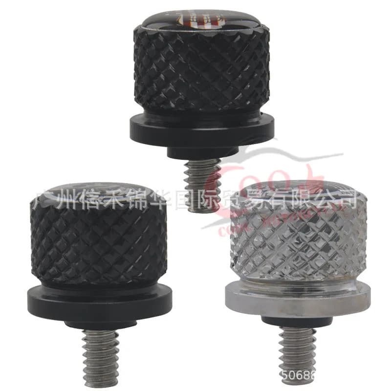 Almofada Universal para assento traseiro de motocicleta, parafuso de liberação rápida, porca CNC, cabeça fantasma, paraf