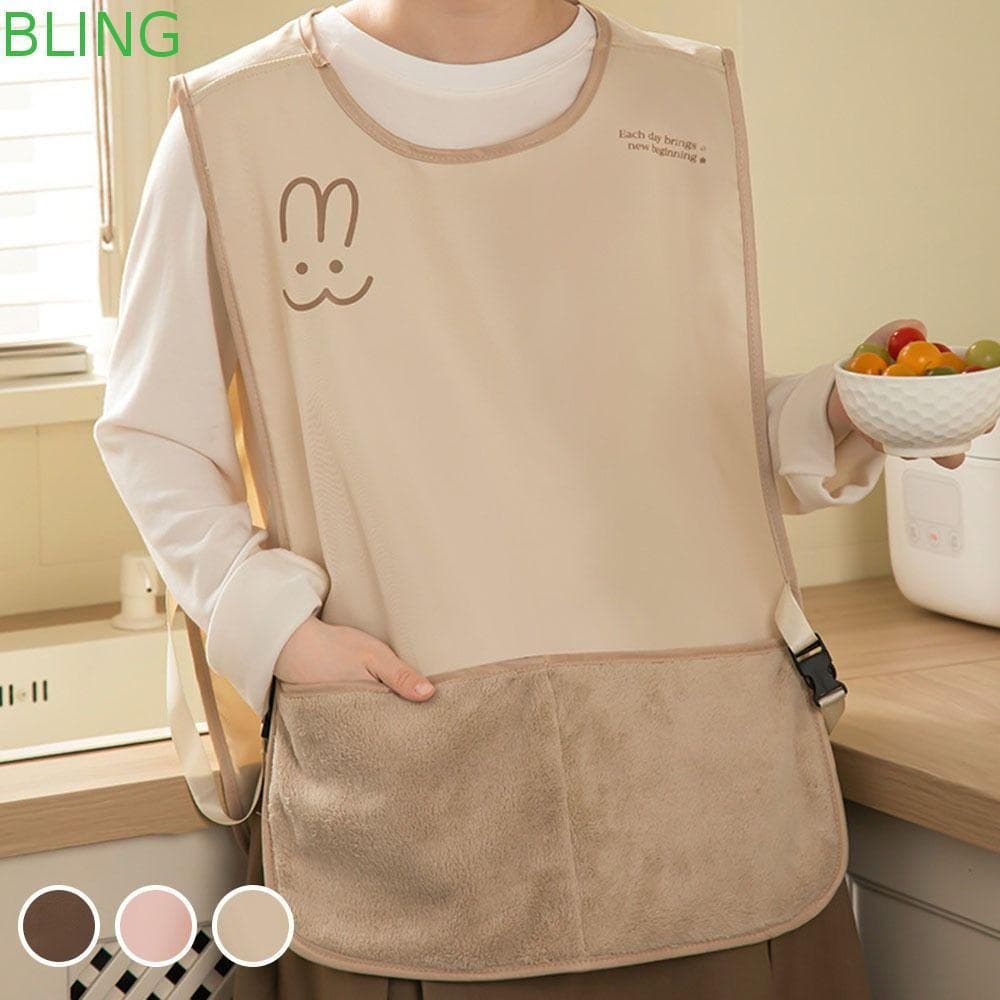 Avental sem Mangas BLING, Impermeável para Manter as Mãos Limpas e Resistente a Manchas, Aventais de Cozinha Estilo Cole