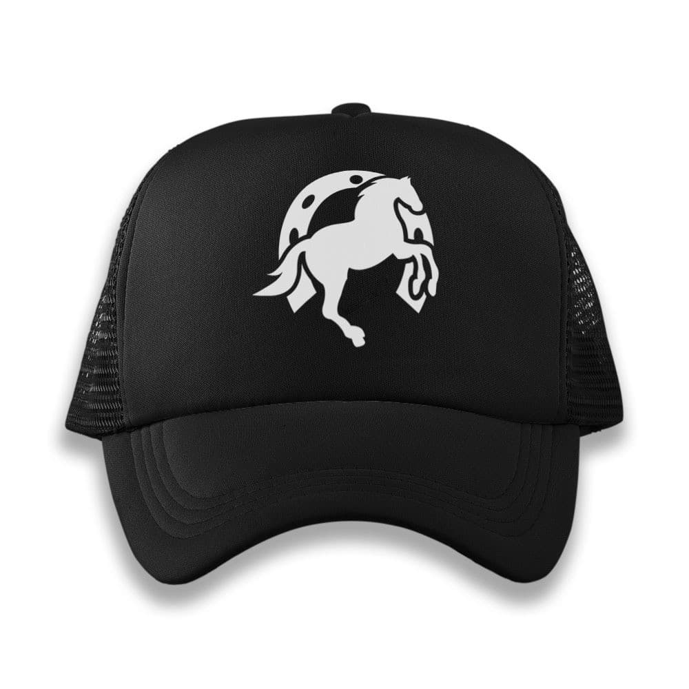 Boné Cavalo e Ferradura Aba Curva Redinha Estampado Country Sertanejo Rodeio Masculino Western