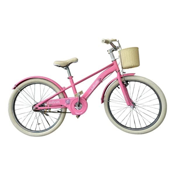 Bicicleta Infantil Aro 20 Rosa Premium Infiniti Kids