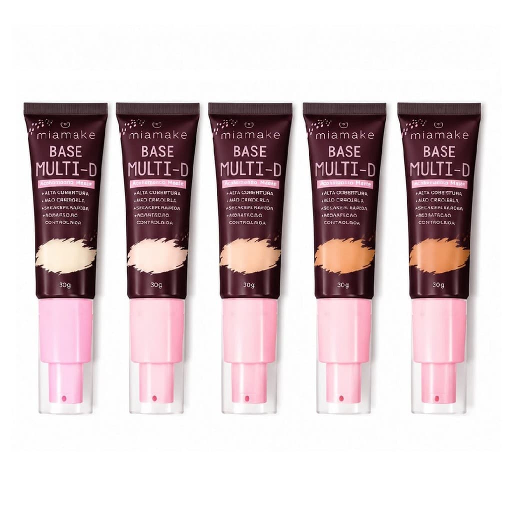 Mia Make Base Multi-D Acabamento Matte Cód:414