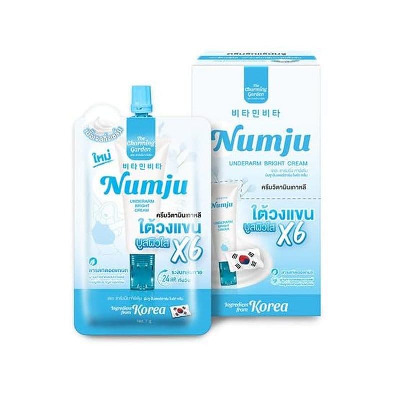 Tamanho De Viagem , Creme Para Axilas Numju (7g.x 6 Sachês)