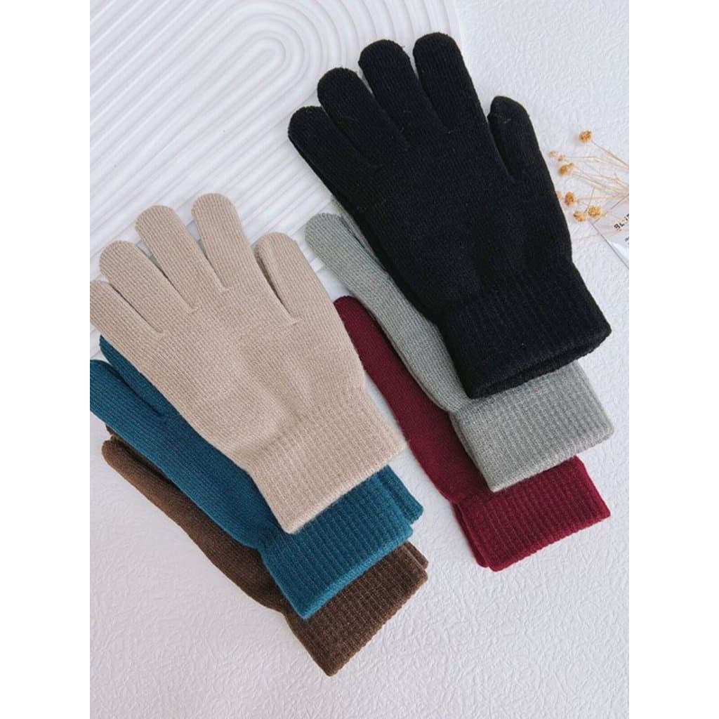 Forro de lã outono inverno cor sólida lã elástica Cold-Proo