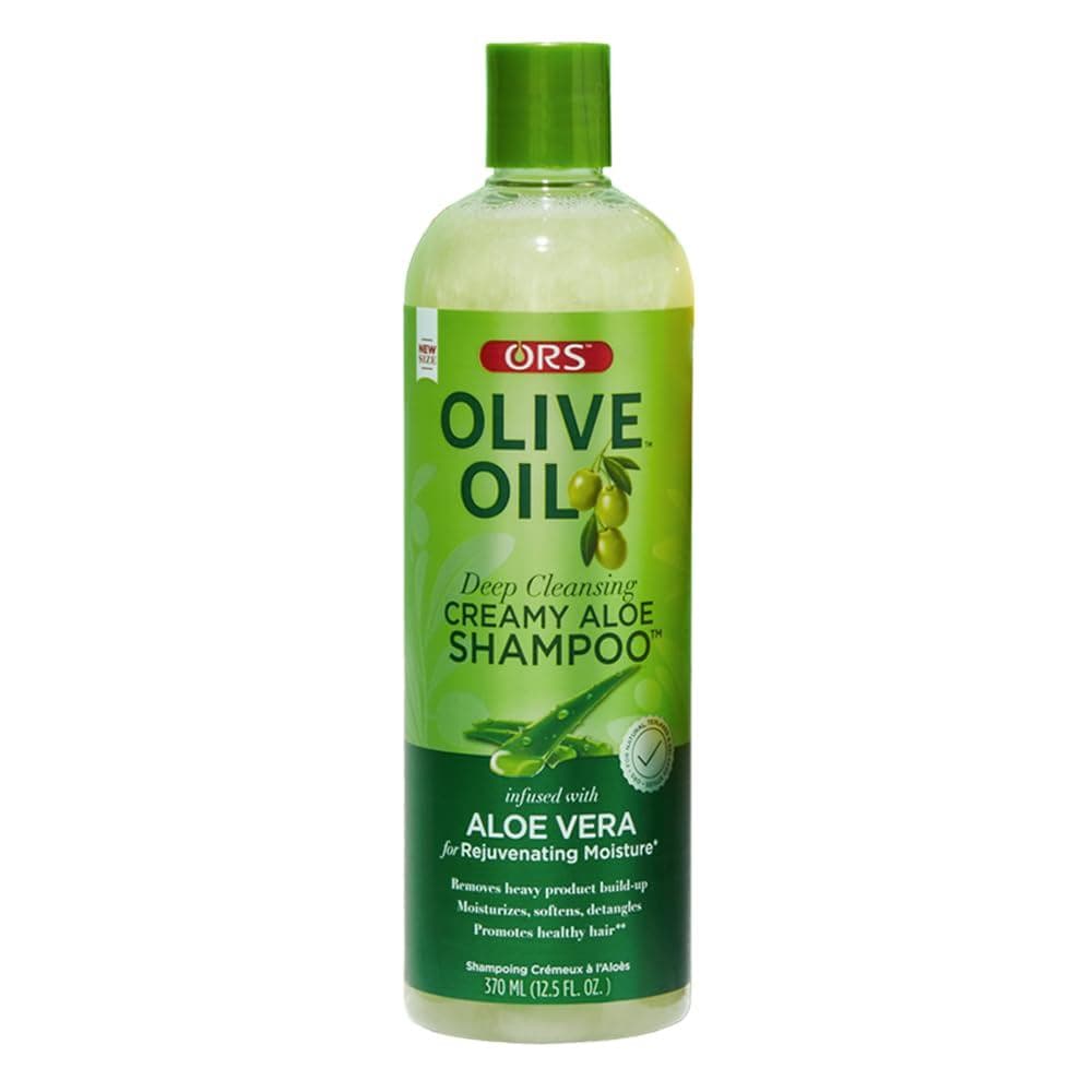 Shampoo Cremoso ORS com Óleo de Oliva e Aloe Vera para Restauração da Hidratação 12,5 Onças