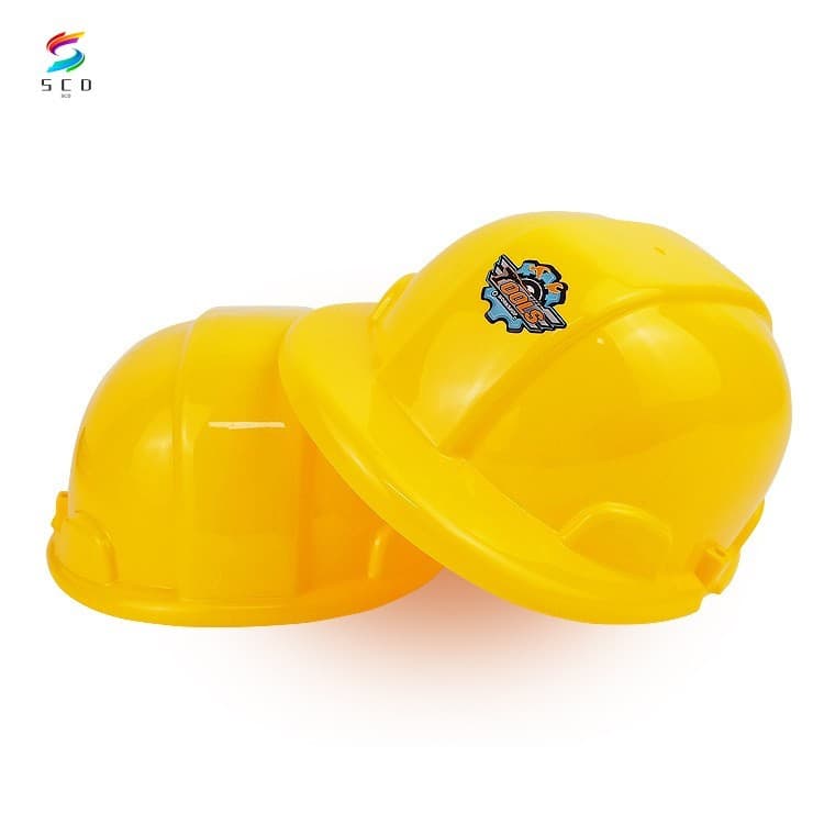 Simulação Capacete De Segurança Chapéu Duro De Plástico-Fantasia De Trabalhador De Construção Realista Festa Cosplay