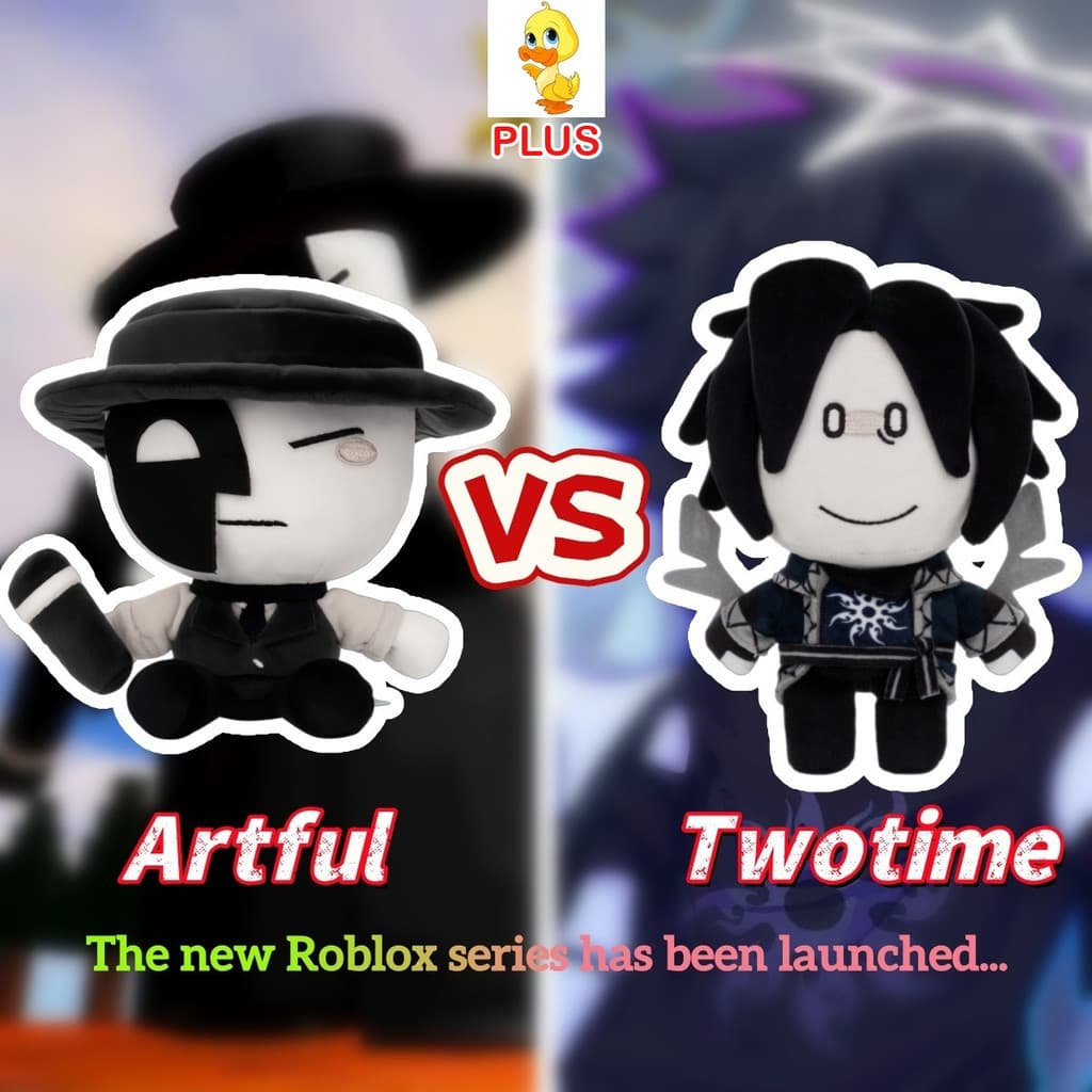 PLUS Roblox Boneco de Pelúcia Divertido Forsaken Toy Death Art Novo Brinquedo de Pelúcia Dupla Face Foraken Plu FC4H