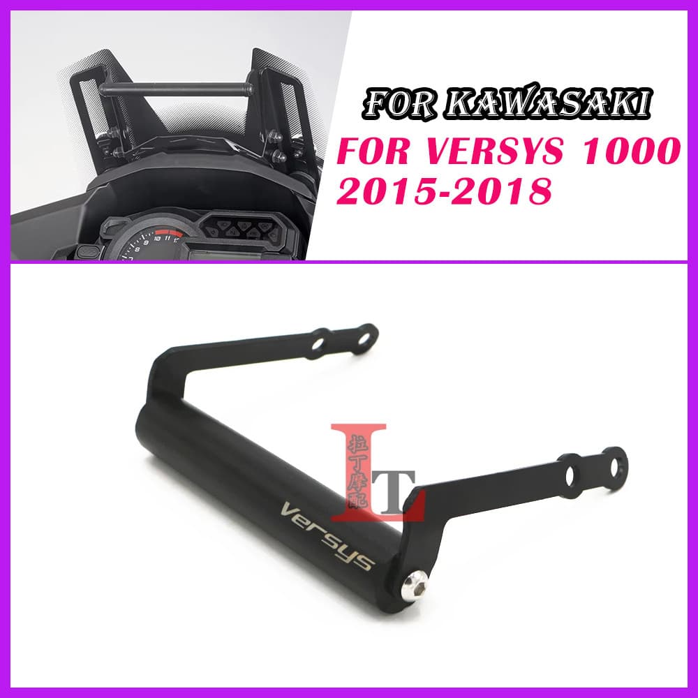 Para Kawasaki Versys 1000 Versys1000 2015-2018 Acessórios Da Motocicleta Suporte Do Telefone Placa De Navegação GPS