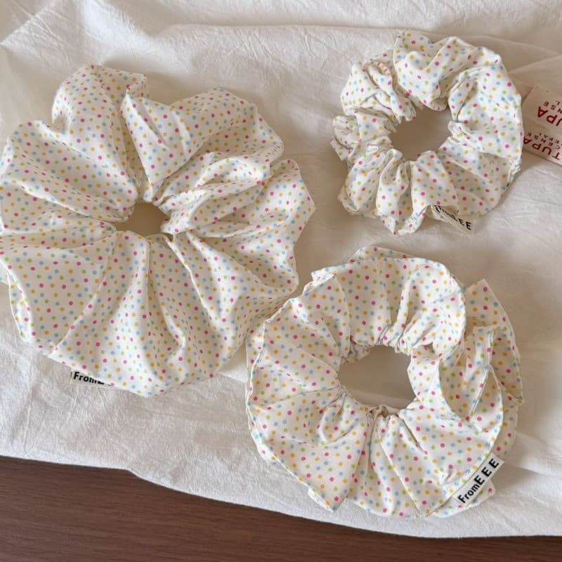 Moouga/doce pequeno anel de cabelo fresco High-End sentimento All-Match cocar corda de cabelo Scrunchy acessórios de cab