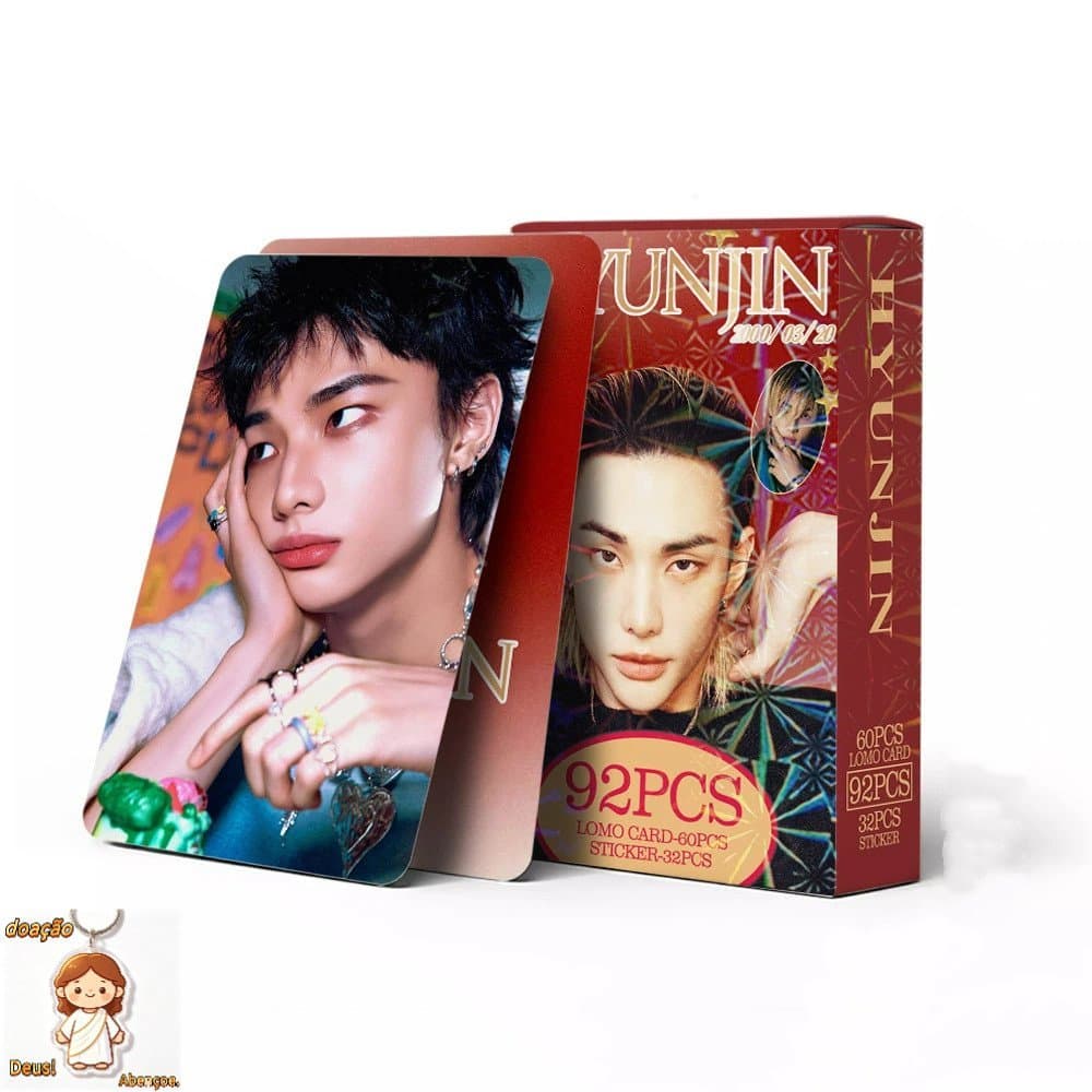 92 Unidades/Caixa Stray Kids SOLO HyunJin Photocards KPOP LOMO Cartão